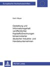 Buchcover Gestaltung und Informationsgehalt veröffentlichter Kapitalflußrechnungen börsennotierter deutscher Industrie- und Handel
