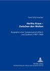 Buchcover Hertha Kraus – Zwischen den Welten