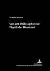 Buchcover Von der Philosophie zur Physik der Raumzeit