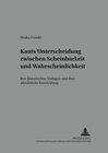 Buchcover Kants Unterscheidung zwischen Scheinbarkeit und Wahrscheinlichkeit