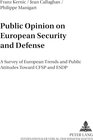 Buchcover Public Opinion on European Security and Defense
