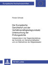 Buchcover Der Europäische Gerichtshof und der Verhältnismäßigkeitsgrundsatz: Untersuchung der Prüfungsdichte