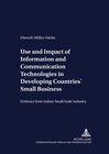 Buchcover Use and Impact of Information and Communication Technologies in Developing Countries’ Small Businesses