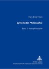 Buchcover System der Philosophie