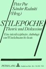 Buchcover Stilepoche: Theorie und Diskussion