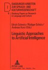 Buchcover Linguistic Approaches to Artificial Intelligence