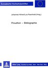 Buchcover Proudhon - Bibliographie