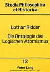 Buchcover Die Ontologie des Logischen Atomismus
