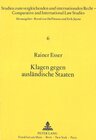 Buchcover Klagen gegen ausländische Staaten