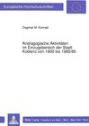 Buchcover Andragogische Aktivitäten im Einzugsbereich der Stadt Koblenz von 1800 bis 1985/86