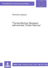 Buchcover Thomas-Müntzer-Rezeption während des «Dritten Reiches»