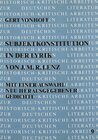 Buchcover Subjektkonstitution in der Lyrik von J.M.R. Lenz