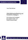 Buchcover Informationsverarbeitung und Künstliche Intelligenz