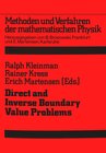 Buchcover Direct and Inverse Boundary Value Problems