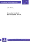 Buchcover Umweltschutz durch extraterritoriale Rechte
