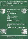 Buchcover The Dictionary of Acronyms and Abbreviations in Applied Linguistics and Language Learning