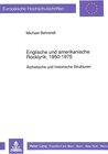 Buchcover Englische und amerikanische Rocklyrik, 1950-1975