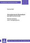 Buchcover Atemwiderstands-Biofeedback bei Asthma bronchiale