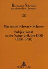 Buchcover Subjektivität in der Naturlyrik der DDR (1950-1970)