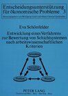 Buchcover Entwicklung eines Verfahrens zur Bewertung von Schichtsystemen nach arbeitswissenschaftlichen Kriterien