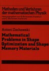 Buchcover Mathematical Problems in Shape Optimization and Shape Memory Materials