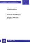 Buchcover Hermetische Pikareske