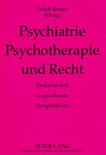Buchcover Psychiatrie, Psychotherapie und Recht