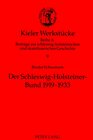 Buchcover Der Schleswig-Holsteiner-Bund 1919-1933