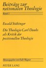 Buchcover Die Theologie Carl Daubs als Kritik der positionellen Theologie