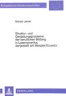 Buchcover Struktur- und Gestaltungsprobleme der beruflichen Bildung in Lateinamerika, dagestellt am Beispiel Ecuador