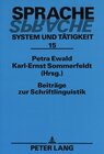 Buchcover Beiträge zur Schriftlinguistik