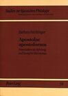 Buchcover Apostolae apostolorum
