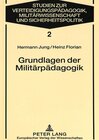 Buchcover Grundlagen der Militärpädagogik