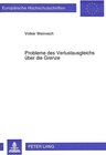 Buchcover Probleme des Verlustausgleichs über die Grenze