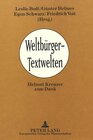 Buchcover Weltbürger - Textwelten