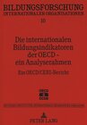 Buchcover Die internationalen Bildungsindikatoren der OECD - ein Analyserahmen