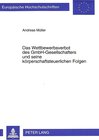 Buchcover Das Wettbewerbsverbot des GmbH-Gesellschafters und seine körperschaftsteuerlichen Folgen