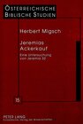 Buchcover Jeremias Ackerkauf