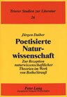 Buchcover Poetisierte Naturwissenschaft