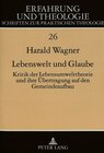 Buchcover Lebenswelt und Glaube