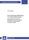 Buchcover Die maschinelle Übersetzung von Wirtschaftsfachtexten