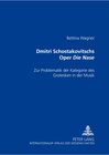 Buchcover Dmitri Schostakowitschs Oper «Die Nase»