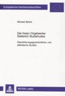 Buchcover Die freien Orgelwerke Dieterich Buxtehudes