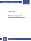 Buchcover Scham – Komponenten, Determinanten, Dimensionen