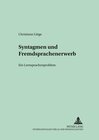 Buchcover Syntagmen und Fremdsprachenerwerb