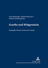 Buchcover Goethe and Wittgenstein