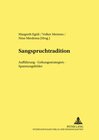 Buchcover Sangspruchtradition