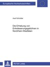 Buchcover Die Erhebung von Entwässerungsgebühren in Nordrhein-Westfalen