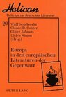 Buchcover Europa in den europäischen Literaturen der Gegenwart