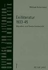 Buchcover Exilliteratur 1933-45
